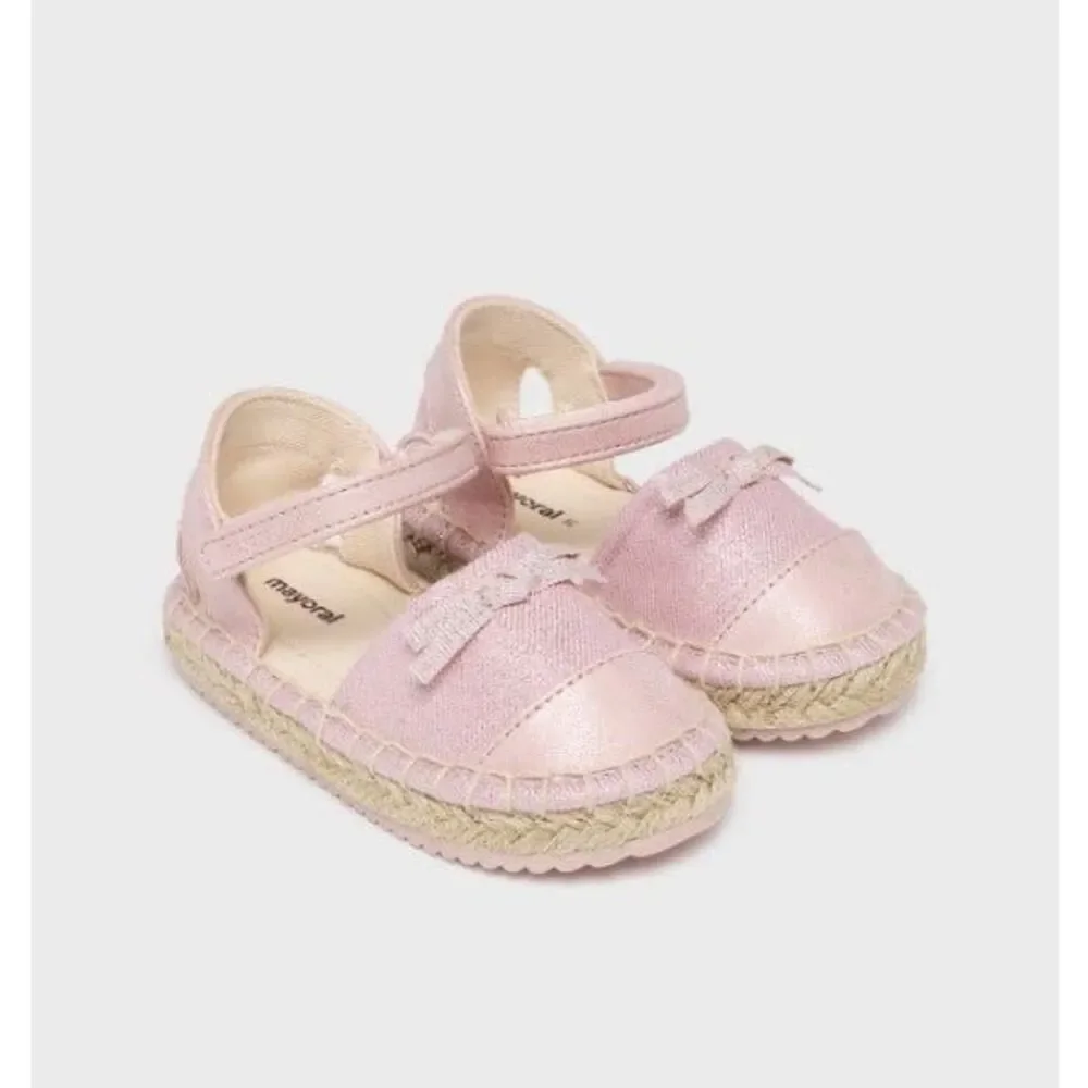 Mayoral baby girl Pink Espadrilles Size 22 NWT US 5.5